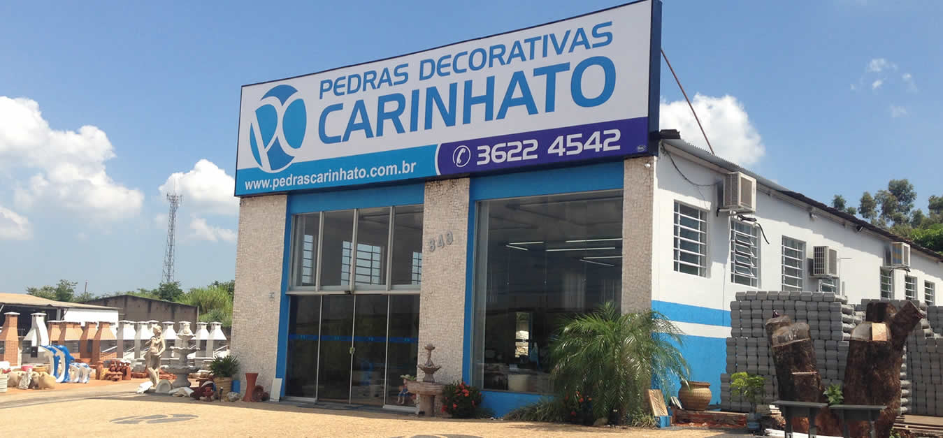 Pedras Decorativas Carinhato - Sendo versáteis e possuindo alta